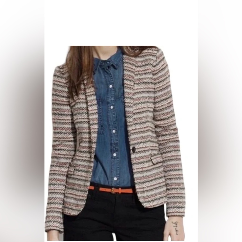 Women's Striped Blazer - Multicolor